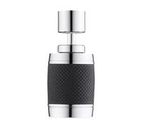 Doccetta Per Lavandino Swivel Water Saving Aerator, 3-Mode Adjustable Faucet Extender With Filter, Anti-Splash Rotating Head