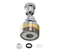 Doccetta Per Lavandino Three Levels Adjustable Brass Kitchen Faucet Aerator Extender Water Saving Anti Splash(5.7CM)