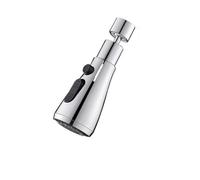 Doccetta Per Lavandino Universal 720° Rotating Faucet Extender Aerator Splash-Proof Filter(Sliver)