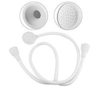 Doccetta per miscelatore, Doppio rubinetto push on bagno doccia testa e tubo parrucchiere set di detergenti per animali domestici spray per shampoo