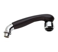 DOCCETTA PER MONOFORO CON CURVA Nera c/particolari cromo