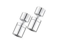 Doccetta per rubinetto da cucina, Prolunga ugello girevole for rubinetto universale con testina di spruzzatura for lavabo da bagno(Two Single Gear)
