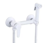 Doccetta Per Wc Bidet Doccetta Doccino Per Bidet Acqua Calda E Fredda Miscelatore Bidet Tutto In Rame girare Bianco