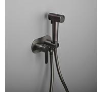 Doccetta Per Wc Con Miscelatore Bidet Portatile Kit Doccetta Acqua Calda E Fredda Kit Doccetta Per Wc Spruzzatore Del Bidet Per La Toilette,Grigio Pistola