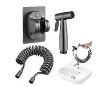 Doccetta per WC, Doccetta manuale per WC con tubo flessibile | Connessione impermeabile, risparmio idrico per pulizia igienica del bambino e degli animali