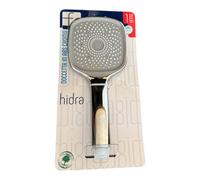 DOCCETTA QUADRATA H 25 CM MONOGETTO IN ABS CROMATO LUCIDO CON RACCORDI STANDARD