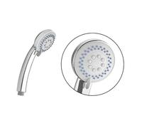 Doccetta Universale Doccia Cromata 3 Getti Diametro 80 mm Facile Da Installare