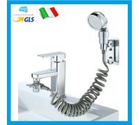 DOCCIA A MANO Doccetta Portatile per Lavandino Lavabo+Tubo Anticalcare Campeggio