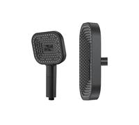 Doccia A Mano Regolabile, Soffione A Pioggia A 3 Modalità, Soffione A Flusso Ampio, Miscelatore Doccia Ad Alta Pressione Con Risparmio Idrico, Accessori For Il Bagno(Black hand)