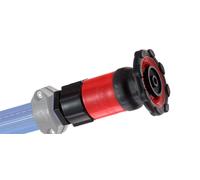 Doccia a pioggia - Master Blaster Voluspray - rosso con ugello per tubo flessibile 32 mm