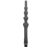 Doccia anale in silicone con perline tutto nero 27cm