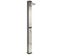 Doccia con Set di miscelatori da giardino moderni in acciaio inox ad energia sol