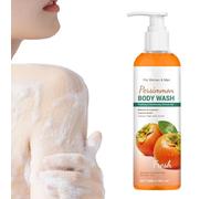 Doccia Corpo al Cachi,100ml Detergente Purificante Azione Profonda,Sapone Liquido Donna Controllo Odori - per Uomo Donna Adulti Famiglia Casa Palestra Post Allenamento