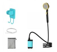 Doccia da Campeggio Portatile con Display a Doppio Schermo for Livello e Temperatura Dell'acqua, Ideale for Campeggio Ed Escursionismo, Risciacquo della Spiaggia e Ambienti Polverosi e Sabbiosi