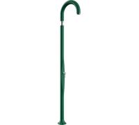 Doccia da Giardino Piscina in Resina Con Miscelatore Caldo-Freddo Dimensioni 232x30x17 cm Arkema Funny Yin Verde- peso 9 kg design Curvo verde