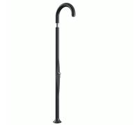 Doccia da Esterno Tradizionale FUNNY YANG BIANCA, per Giardino Dimensioni 17x17x h 210 cm peso 9 kg ,Miscelatore Arkema per scegliere la temperatura dell'acqua desiderata bianca