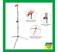 DOCCIA DA GIARDINO CON TREPIEDE REGOLABILE TRASPORTABILE LEGGERA PAPILLON