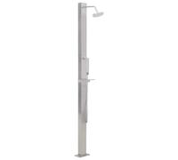 AX Pannello Doccia Soffione Giardino Multifunzione Tubo Pioggia Argento 0k 48198
