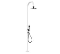 Doccia da Giardino in Alluminio Soffione 3 Getti Sined Luna Alu D Sensor Bianco