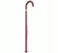 Doccia da Giardino Piscina in Resina Con Miscelatore Caldo-Freddo Dimensioni 232x30x17 cm Arkema Funny Yin Rosso - peso 9 kg design Curvo rosso