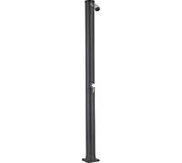 Doccia da giardino solare in PVC 20 l Nero