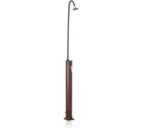 Doccia da giardino solare in PVC effetto legno 20 l Colori legno