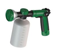 Doccia del tubo di irrigazione: ugello a spruzzo d'acqua con vari modelli di spruzzatura, raccordo per tubo da giardino durevole | 8 impostazioni spray per prato, aiuole, pulizia