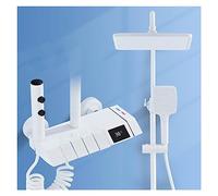 Doccia Digitale, Rubinetto del doccia for bagno digitale a led ， Rubinetti for a cascata a parete Set for soffione a pioggia(0567-hot cold-white)