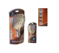 DOCCIA DOCCETTA SOFFIONE 3 GETTI ANTICALCARE CON PULSANTE RICAMBIO DOCCIA 82095