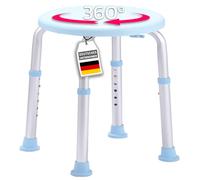 Doccia E Sgabello Bagno Regolabile IN Altezza & 360° Girevole Confortevole Pedro