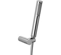 Paffoni Set doccia Stick ZDUP054 – supporto e doccetta stondati, doccetta tonda e tubo flessibile