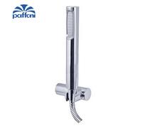 Paffoni Set doccia Stick ZDUP054 – supporto e doccetta stondati, doccetta tonda e tubo flessibile