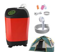 Doccia esterna da campeggio, Doccia portatile da campeggio | Borsa da doccia piccola da campeggio con pompa - Soffione doccia rimovibile per esterno, kit doccia da campeggio per tenersi li