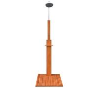 Doccia esterna in legno di eucalipto e acciaio - Doccia esterna per piscina e giardino - Legno duro naturale rivestito di olio & acciaio inossidabile - Durevole e resistente alle intemperie