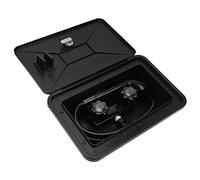Doccia Esterna per ， Set Doccia a Mano Abbinato， Kit Box Doccia Esterno in ABS Nero con 2 Chiavi Accessori per per Roulotte