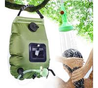 Doccia esterna portatile, borsa da bagno rimovibile riscaldata al sole da 20 litri con soffione e | Doccia da campeggio portatile | Per all'aperto Cottage Patio Balcone Terrazza