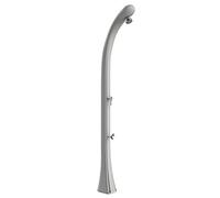 Doccia Solare da Esterno Giardino 20L Miscelatore e Lavapiedi Arkema Happy One Bianco