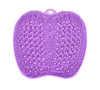 Doccia Foot Scrubber Mat con ventose antiscivolo, spazzola per il piede per pulire ed esfoliare i piedi senza piega, tappetino di riflessologia del piede per rilassarsi i piedi
