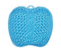Doccia Foot Scrubber Mat con ventose antiscivolo, spazzola per il piede per pulire ed esfoliare i piedi senza piega, tappetino di riflessologia del piede per rilassarsi i piedi