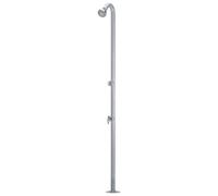 Doccia Giardino Belfer 42D3 in Acciaio Alluminio con Soffione Cromato Rubinetto