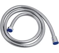 doccia in acciaio inox ad alta pressione, Tubo flessibile for doccia 1,5 m/2 m in acciaio inossidabile galvanizzato spesso, soffione portatile for bagno, pulizia, animali domestici(1.5m Silver)