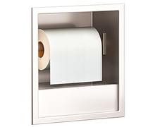 Doccia in acciaio inox con cestino per rifiuti e nizer - Bagno Sto Solut per uno spazio efficiente e design slish