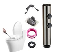 Doccia Per Bidet,Accessorio in Acciaio Inossidabile con Tubo | Spruzzatore con Pressione Acqua Regolabile per Rubinetto del Water,per Igiene Intima Lavaggio Personale e Animali Domestici