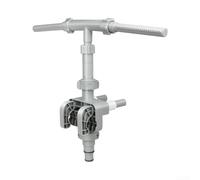 Doccia per cascata Gonfiabile Piscina 360° Rotante Doccia per | Plastica , leggera e portatile, adatta a esterni, e disponibili(Gray)