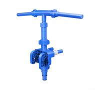 Doccia per cascata Gonfiabile Piscina 360° Rotante Doccia per | Plastica , leggera e portatile, adatta a esterni, e disponibili(Blue)