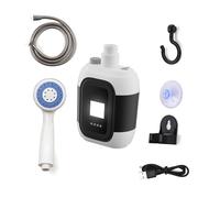 Doccia portatile con pompa elettrica da 2200 mAh per il surf da viaggio