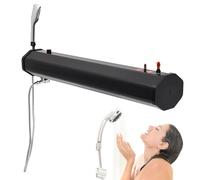 Doccia Portatile da Campeggio Portapacchi da Tetto per da Campeggio, con Serbatoio d'Acqua pressurizzato | 4,8/5,3/7,9 galloni, riscaldato al Sole | Rilascio Automatico della Pressione | SUP