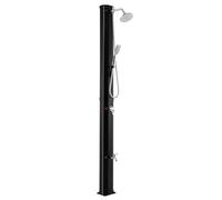 Doccia Portatile da Campeggio Serbatoio d'Acqua autopressurizzato per docce da Campeggio, Solare riscaldata, Esterna da 35 Litri con soffione e Rubinetto lavapiedi, per Cortile/Giardino/pisc