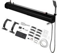 Doccia Portatile da Campeggio Serbatoio d'Acqua pressurizzato, Kit per Auto, da Campeggio, da Montare sul Portapacchi, per Campeggio, Fuoristrada, Viaggi in Spiaggia, per Veicoli, Camion, su