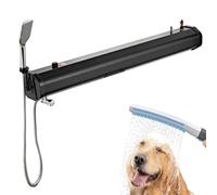 Doccia Portatile da Campeggio Solare con Serbatoio d'Acqua pressurizzato, Portapacchi da 4,8/5,3/7,9 galloni con Borsa Porta Tubo da 5,58 Piedi, attività all'aperto per SUV, berline, Camper,